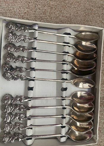 Vintage alman gümüş kaplama İşlemeli çay seti - Görsel 5