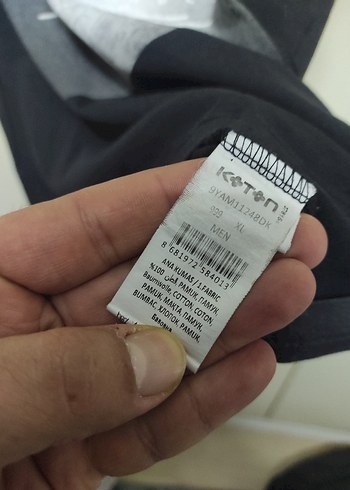 xl Beden Koton Erkek Tshirt
