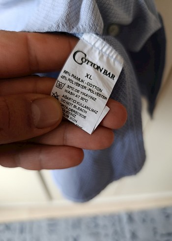 xl Beden Cotton Bar Erkek Gömlek