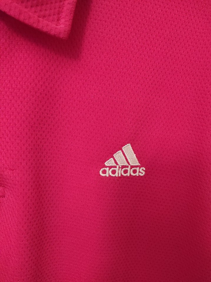 Adidas Pembe Kadın Polo Yaka Tişört - Görsel 3