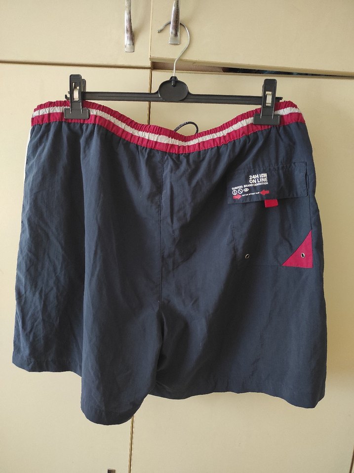 Erkek Koyu Mavi Mini Yüzme Şortu - Görsel 2