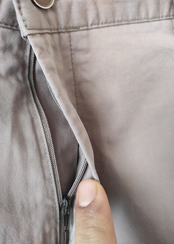 xxl Beden camel Renk Rateks Bej Regular Fit Keten Erkek Pantolon