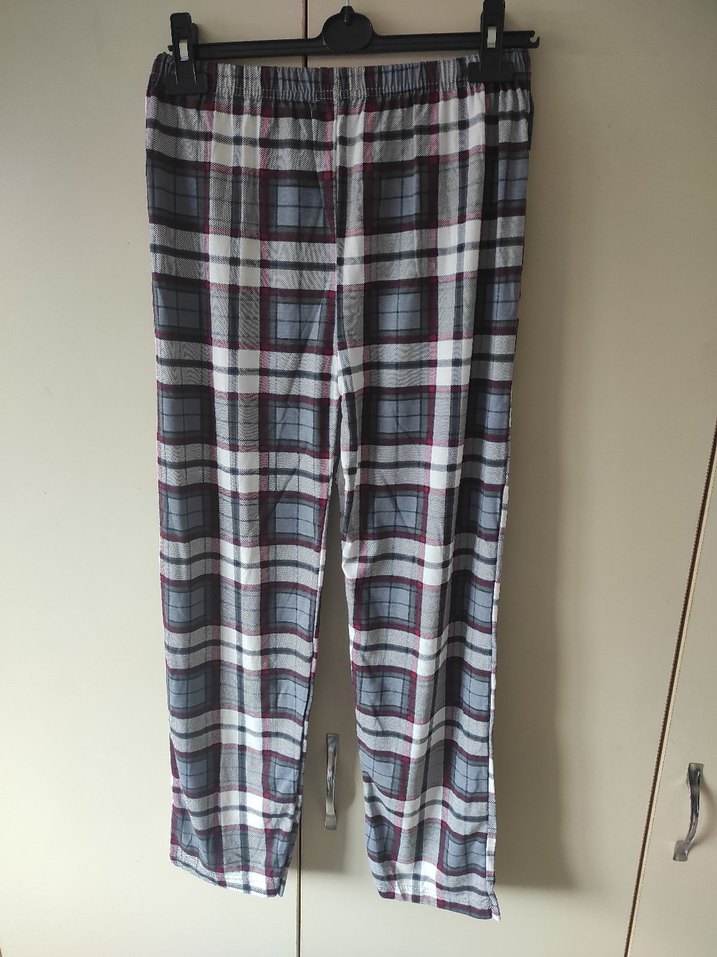 Ekoseli Erkek Pijama Altı - Görsel 2