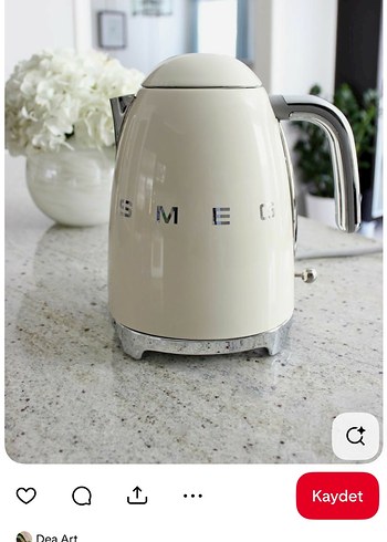Diğer Beyaz SMEG Kettle Su Isıtıcısı
