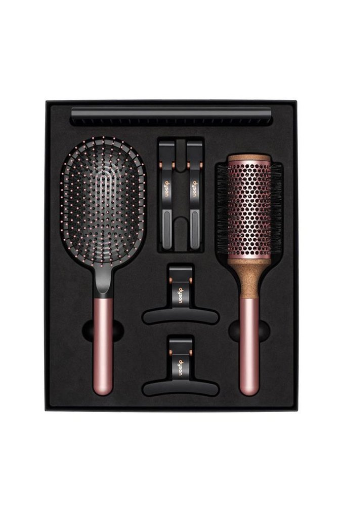 Dyson Tarak Seti Saç Şekillendirici Fırça Seti Kahverengi - Görsel 2