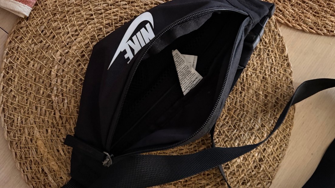 Siyah Nike Kemerli Erkek Bel Çantası - Görsel 2