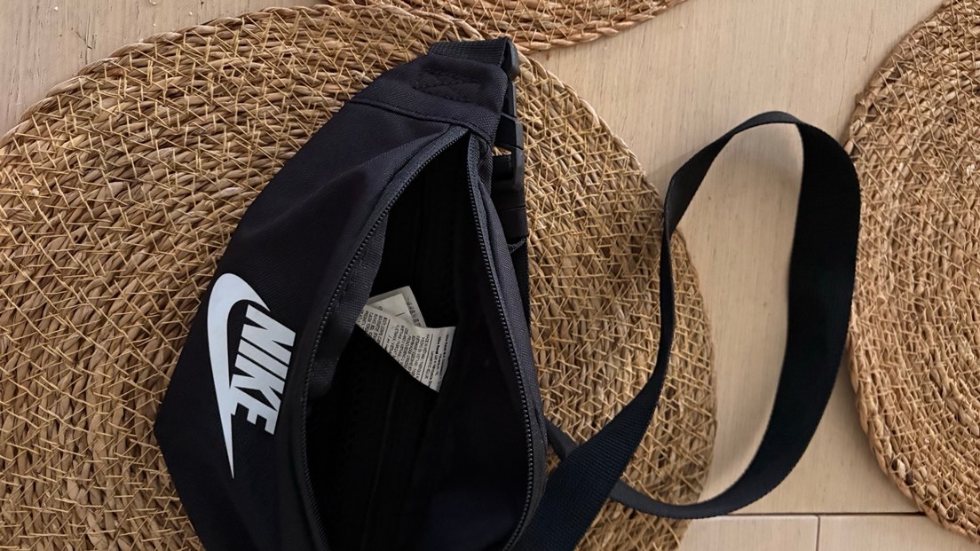 Siyah Nike Kemerli Erkek Bel Çantası - Görsel 3