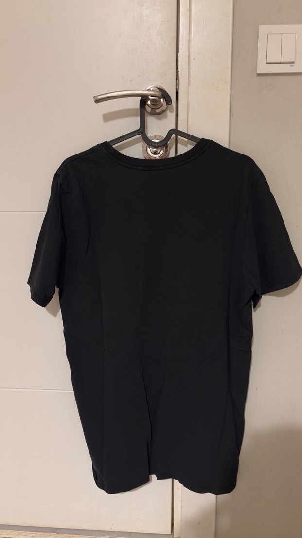 Siyah Baskılı Erkek Tişört - Görsel 3