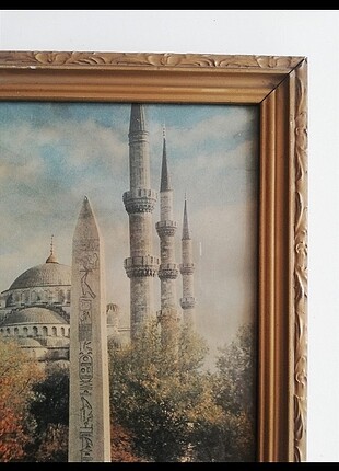 Beden altın Renk Antika Sultan Ahmet Camii tablosu
