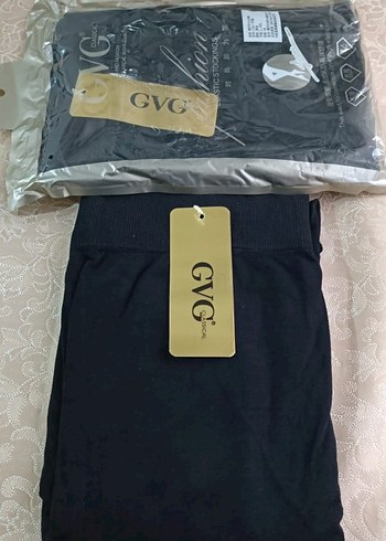 GVG Siyah Kadın Bilek Boy Tayt