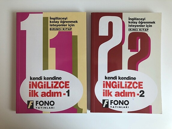 FONO İngilizceye ilk adım kitabı seri 1-2