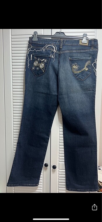 30 Beden mavi Renk Dolce & Gabbana Taşlı Jean