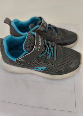 26 Beden gri Renk Skechers Spor Ayakkabı erkek çocuk 26 numara