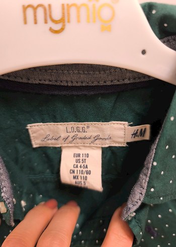 H&M H&M Uzun Kollu Yeşil Erkek Gömlek