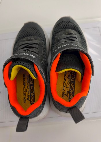 27 Beden gri Renk skechers erkek çocuk spor ayakkabı 27 numara