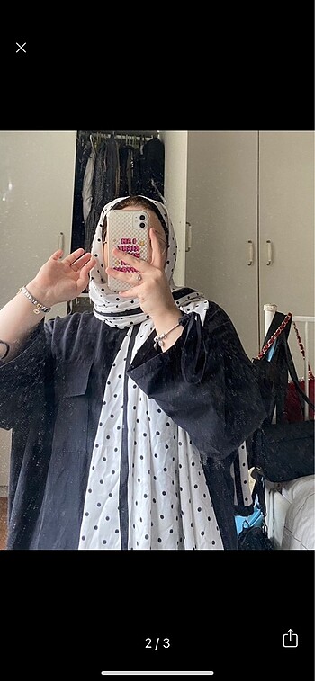 moda kaşmir puantiyeli şal