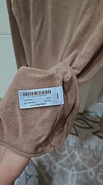 s Beden camel Renk Zara kadın triko bluz