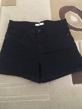 LC Waikiki LCW Young Kot Şort Siyah 38 Beden