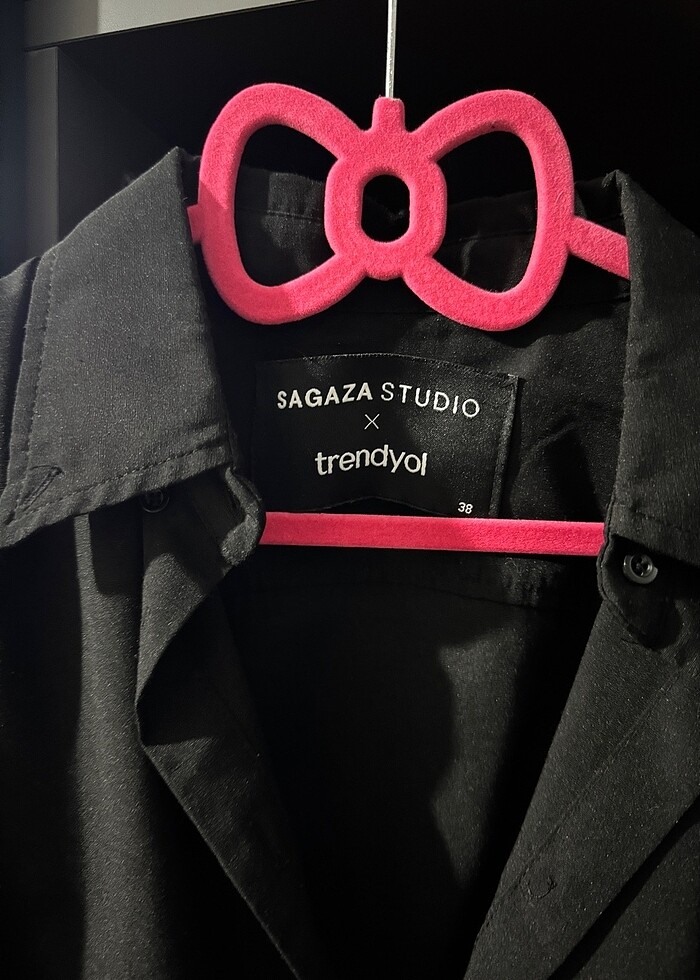 Sagaza crop gömlek bluz - Görsel 3