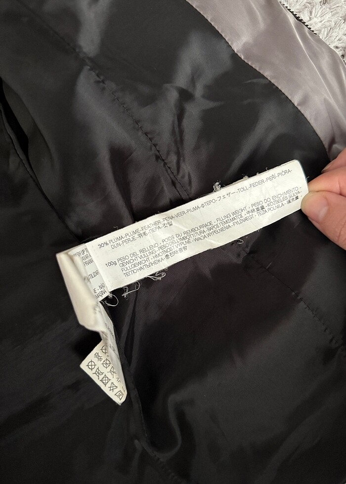 Zara Kuş tüyü yelek - Görsel 5