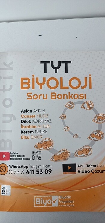 Biyotik Yayınları TYT Biyoloji Soru Bankası - 2024