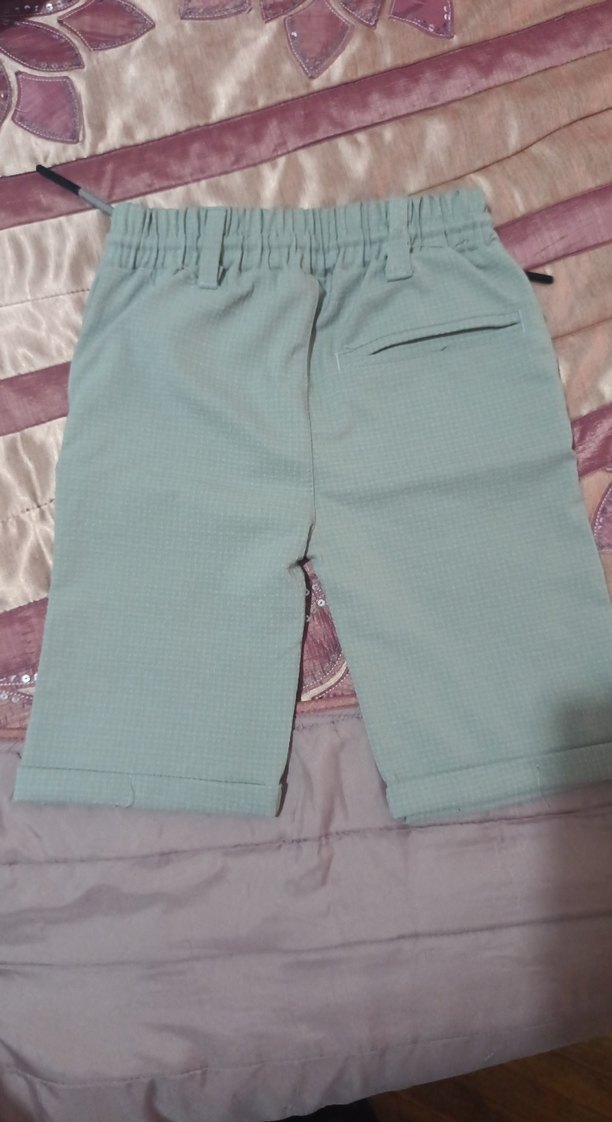 Erkek Çocuk Gri Kemerli Rahat Şort - Görsel 2