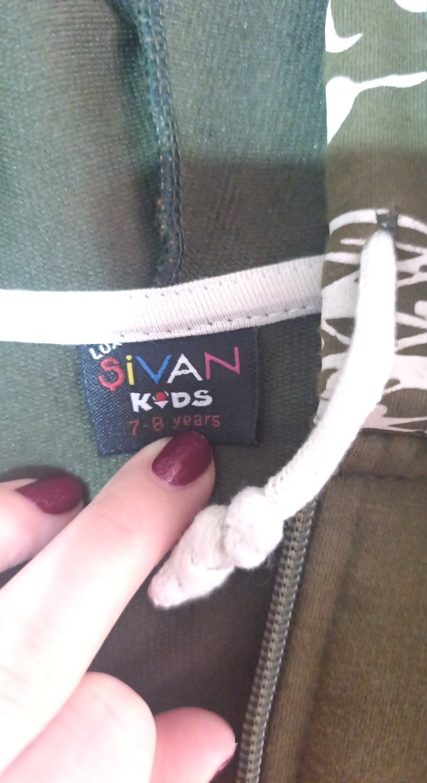 Kapüşonlu Fermuarlı Erkek çocuk Sweatshirt - Görsel 2