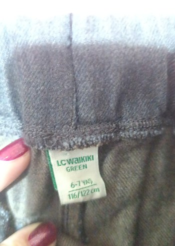 Erkek Çocuk Gri Bol Kesim Kot Pantolon - Görsel 2