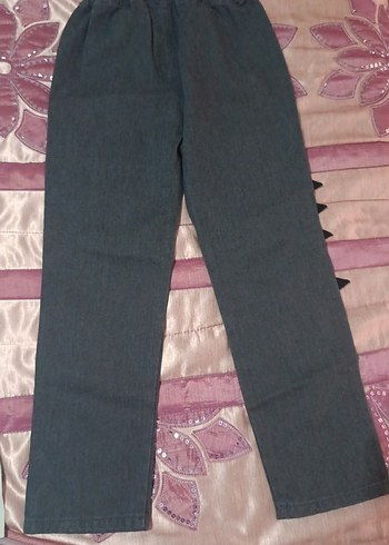 Erkek Çocuk Gri Bol Kesim Kot Pantolon - Görsel 3