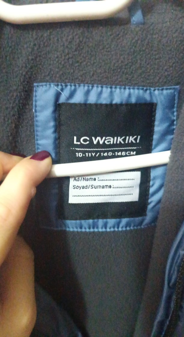 Erkek Çocuk Mavi Kapüşonlu Mont - Görsel 3