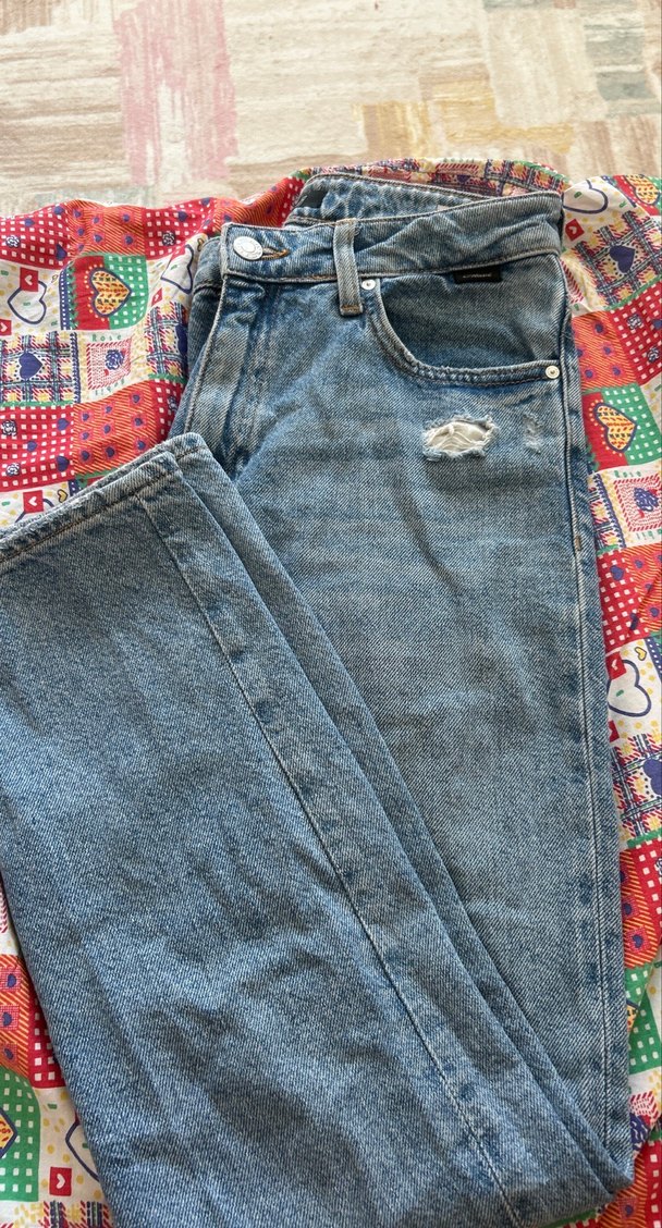 Mavi denim kot - Görsel 2