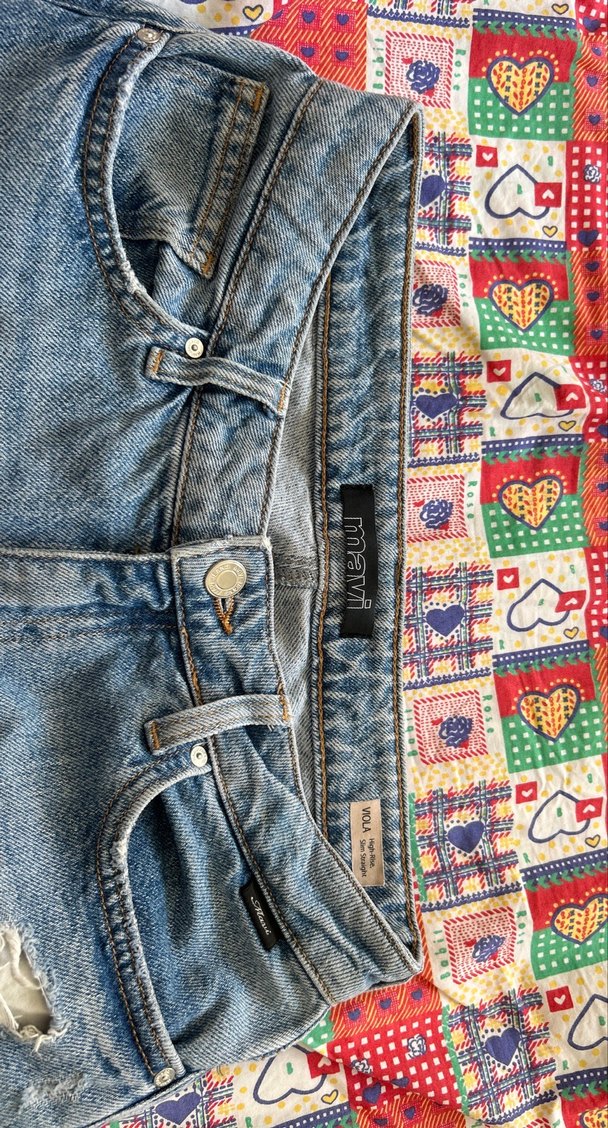 Mavi denim kot - Görsel 4