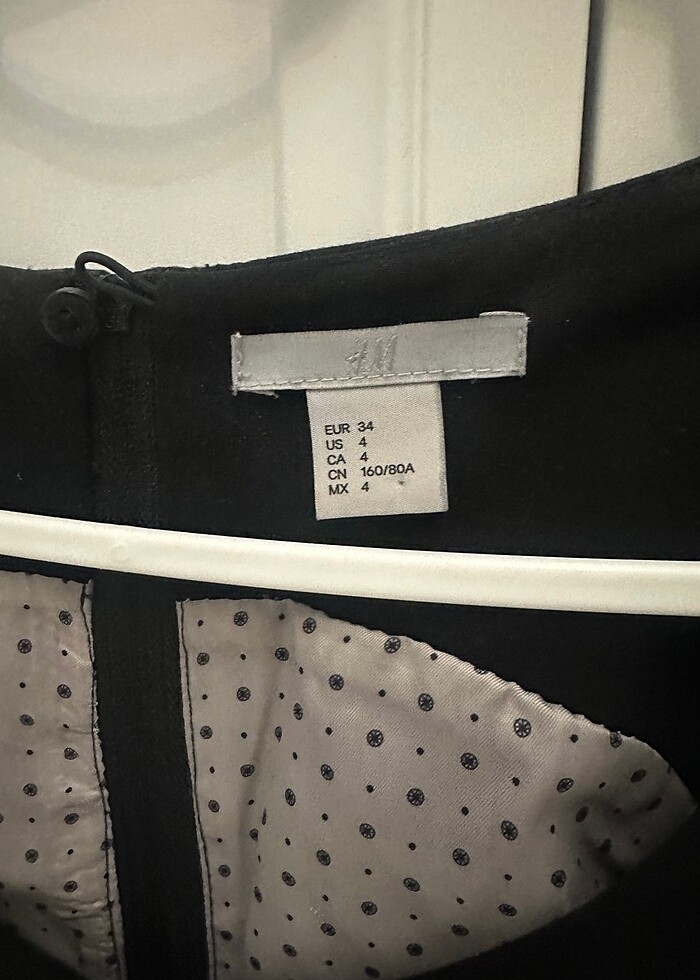 H&m siyah elbise - Görsel 3