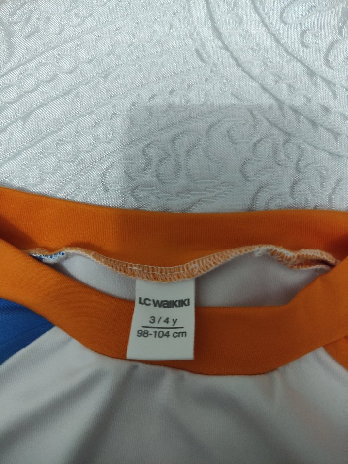 Renkli Erkek Çocuk Kısa Kollu Deniz Kıyafeti - Görsel 2