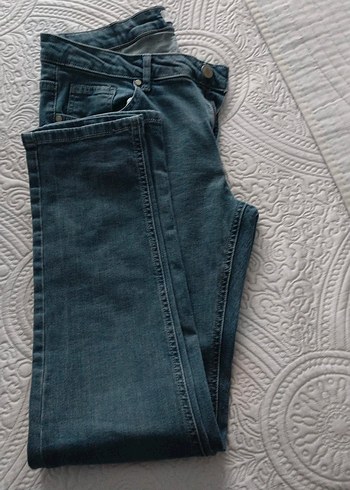 Gri Erkek Denim Pantolon, Normal Boy, Kemerli - Görsel 5