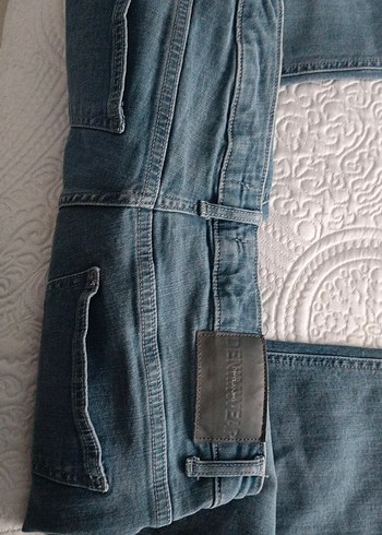 Gri Erkek Denim Pantolon, Normal Boy, Kemerli - Görsel 4