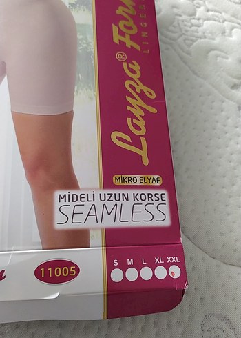 Diğer Bej Seamless Mini Uzun Korse