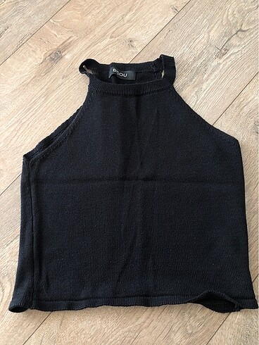 triko halter yaka üst