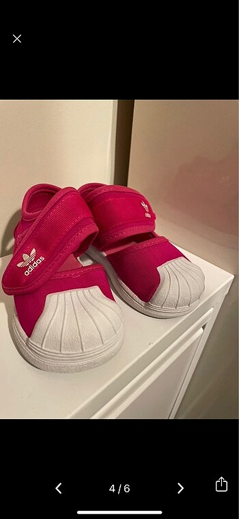20 Beden pembe Renk Superstar sandalet