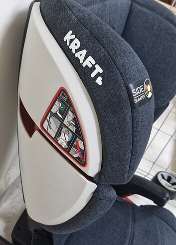 15-36 kg Beden siyah Renk Kraft BS09-T Travel Fit Oto Koltuğu 15-36 kg İsofix