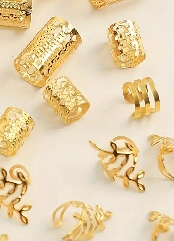 Saç Yüzük Toka-Gold