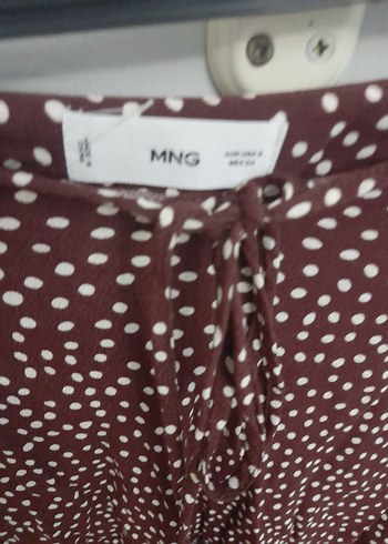 Diğer Kahverengi Pileli Midi Etek