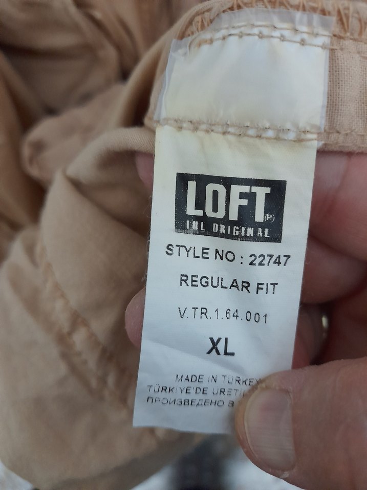 Bej Kemerli Erkek Keten Şort - Görsel 3