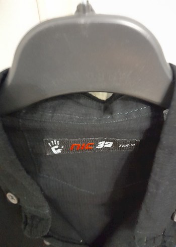 Siyah Erkek Keten Uzun Kollu Gömlek - Görsel 3