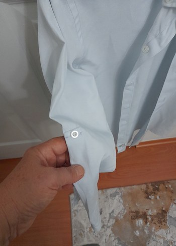 Uzun Kollu Beyaz Erkek Gömlek - Görsel 2