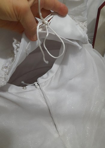 Straplez Uzun Prenses Gelinlik - Görsel 5