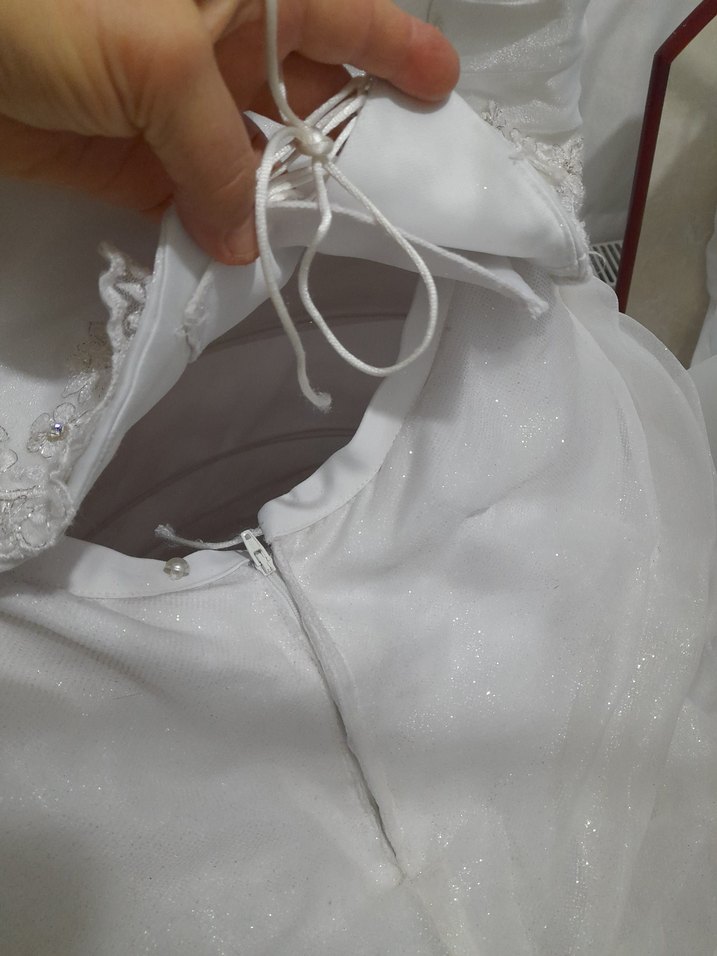 Straplez Uzun Prenses Gelinlik - Görsel 5