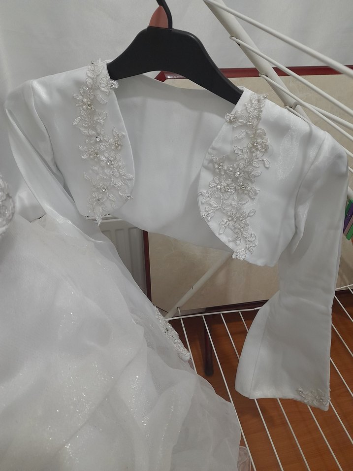 Straplez Uzun Prenses Gelinlik - Görsel 3