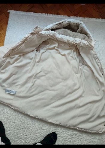 Krem çocuk mango 11-12 yaş cok kalin Kış Montu - Görsel 2