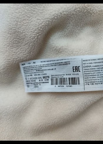 Krem çocuk mango 11-12 yaş cok kalin Kış Montu - Görsel 6